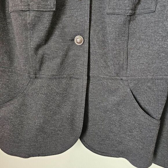 EUC INC INTERNATIONAL CONCEPTS GREY THICK MILITARY STYLE JACKET SIZE XL - Picture 9 of 15